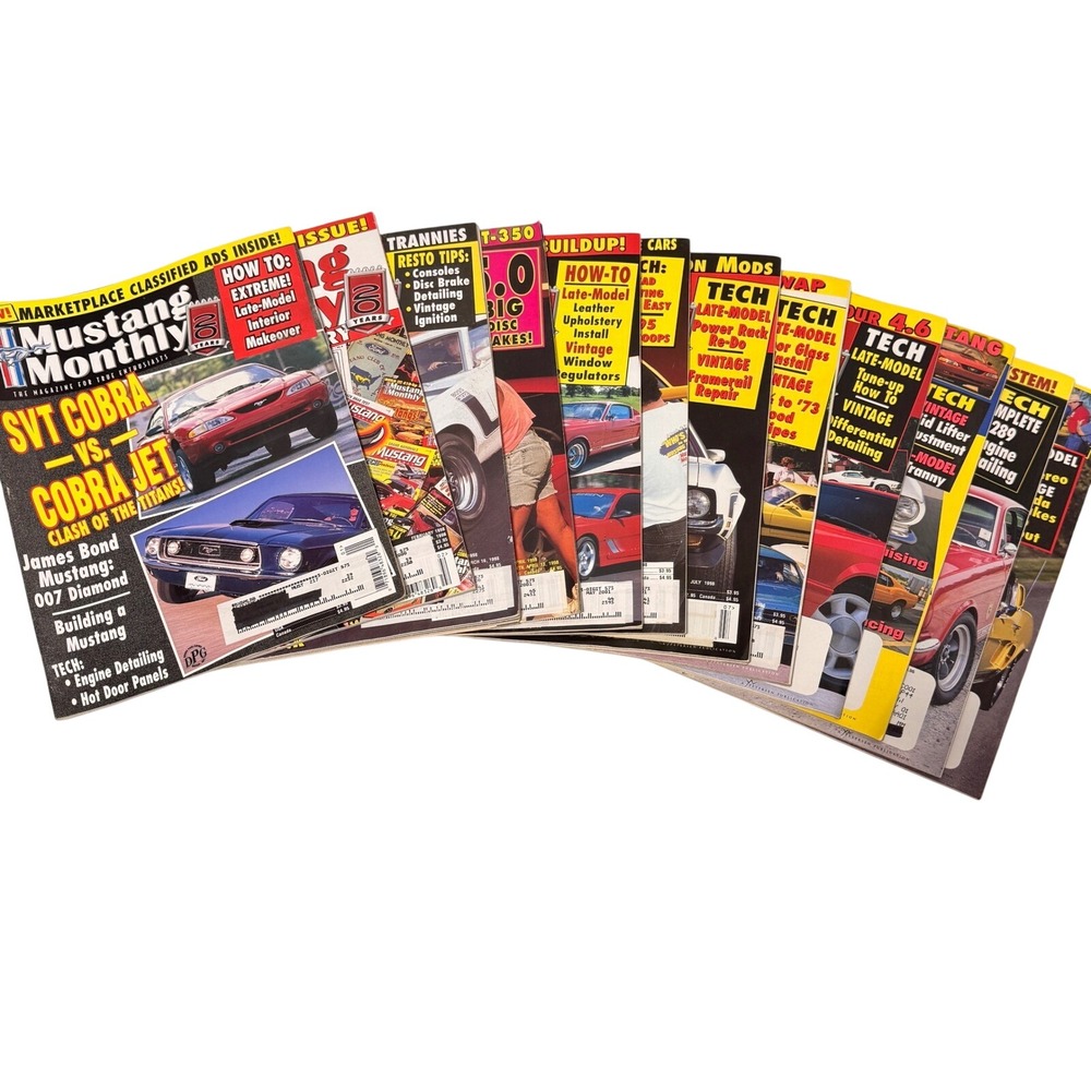 Mustang Monthly Magazine Lot 1998 Ford SVT Cobra Tech Restoration